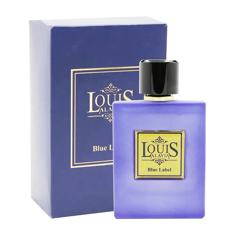 ادکلن مردانه لوییس آلاویا مدل بلو لیبل (Blue Label) حجم 80 میلی لیتر
