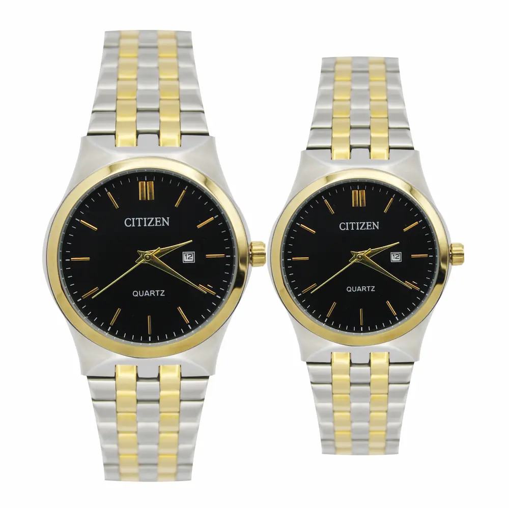 ساعت مچی عقربه ای ست زنانه و مردانه سیتی زن مدل 2124