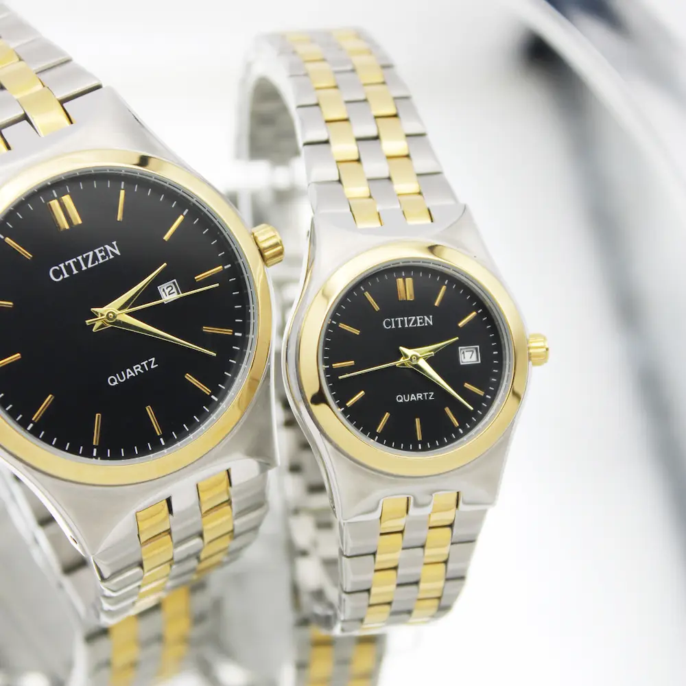 ساعت مچی عقربه ای ست زنانه و مردانه سیتی زن مدل 2124