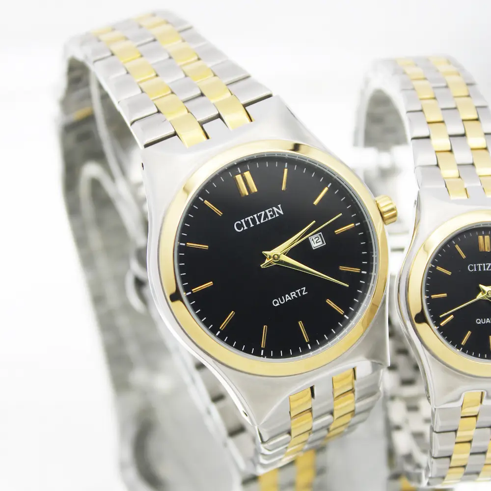 ساعت مچی عقربه ای ست زنانه و مردانه سیتی زن مدل 2124