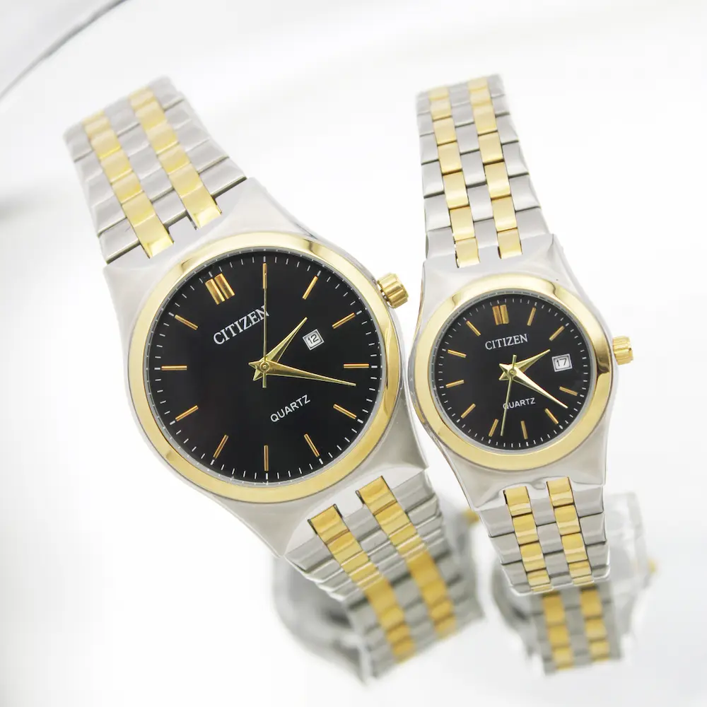 ساعت مچی عقربه ای ست زنانه و مردانه سیتی زن مدل 2124