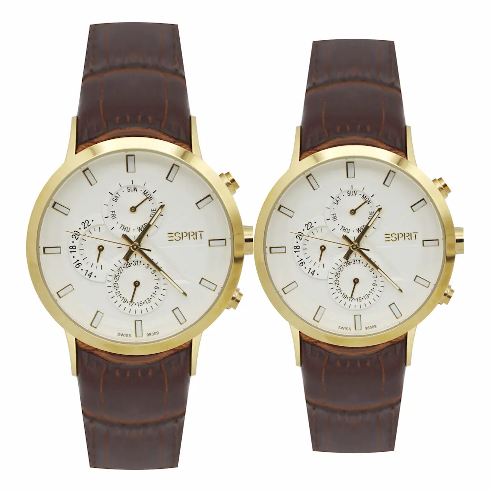 ساعت مچی عقربه ای ست زنانه ومردانه اسپریت مدل 98309