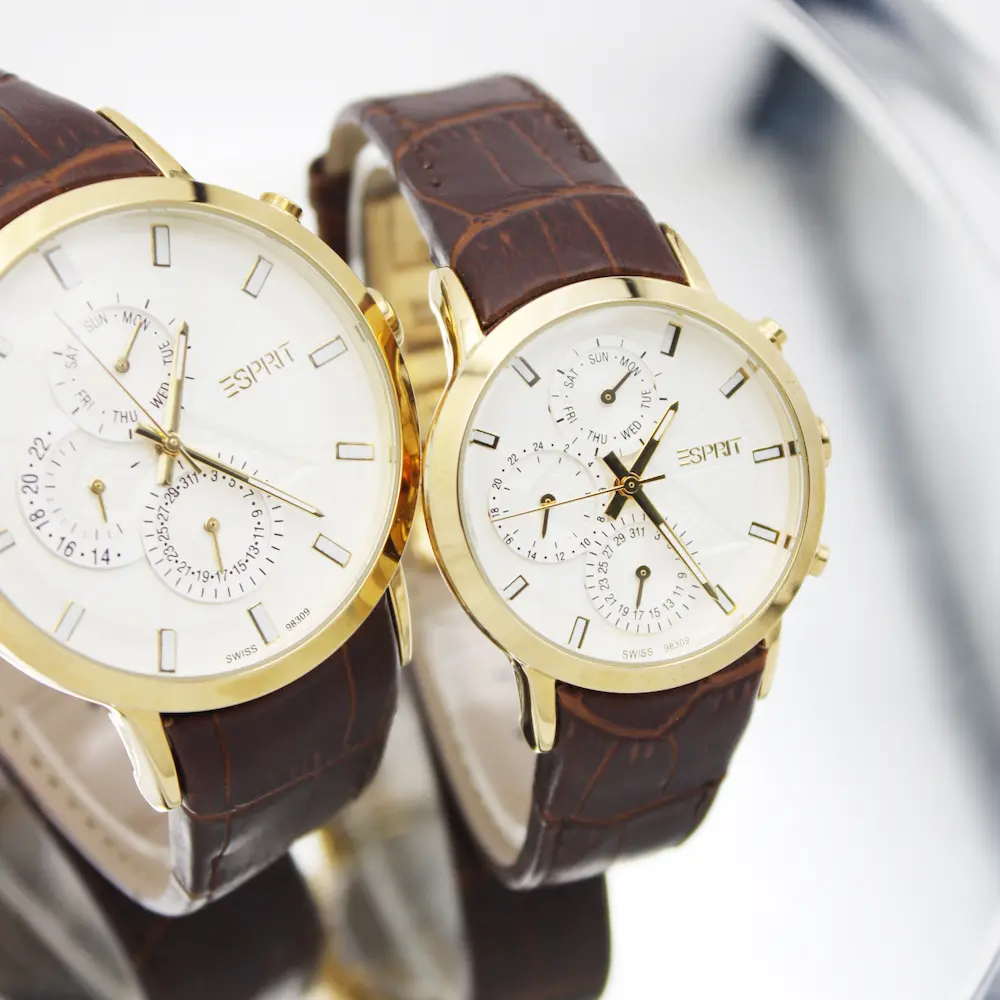 ساعت مچی عقربه ای ست زنانه ومردانه اسپریت مدل 98309