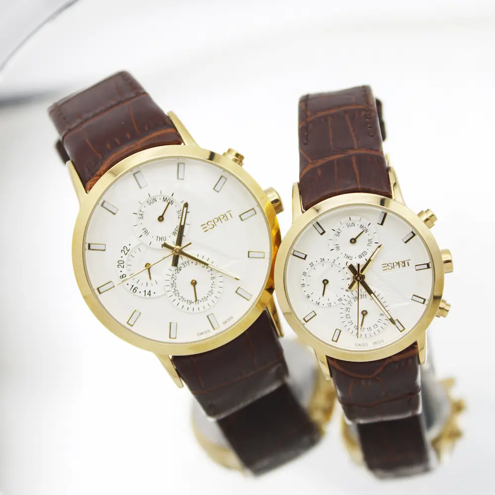 ساعت مچی عقربه ای ست زنانه ومردانه اسپریت مدل 98309