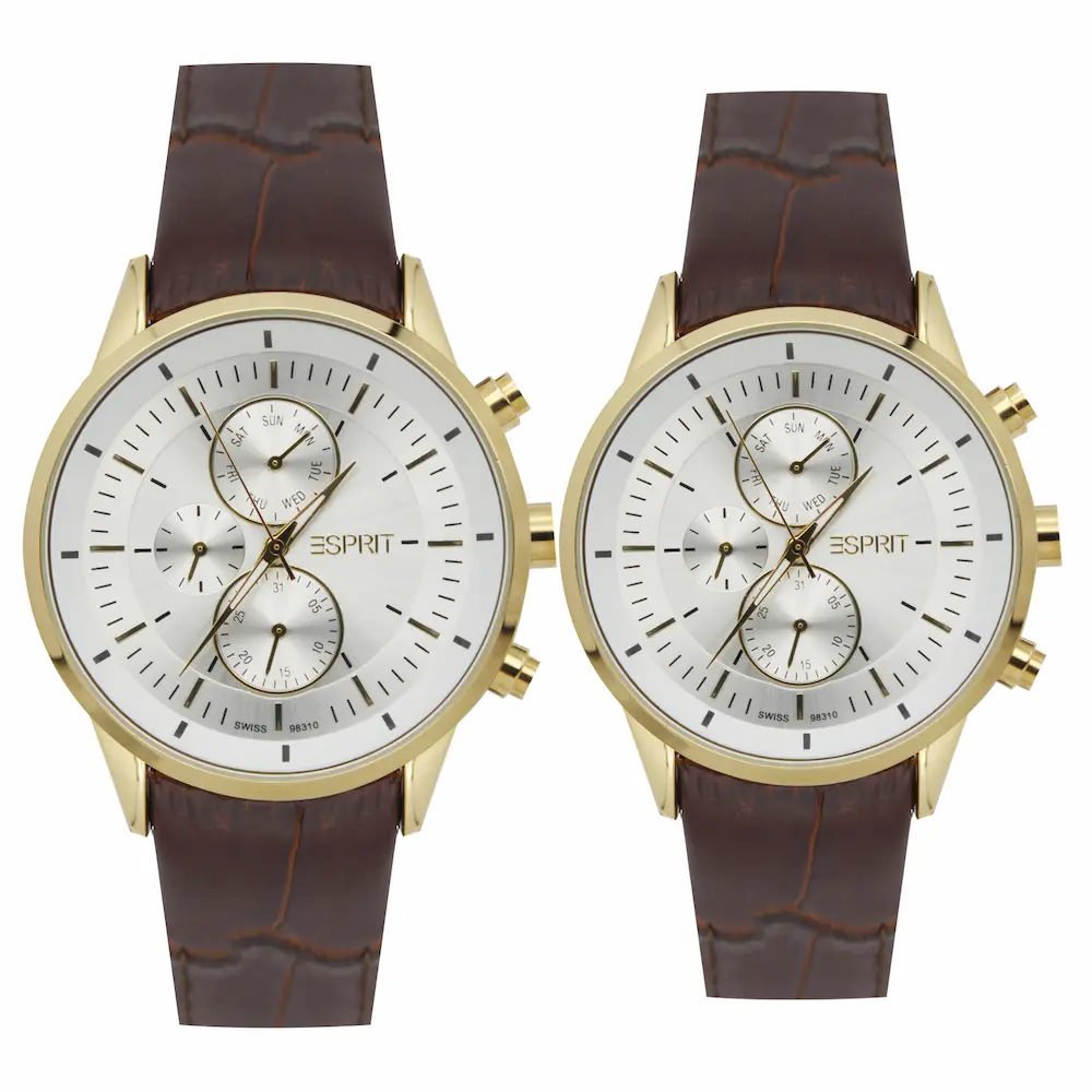 ساعت مچی عقربه ای ست زنانه_مردانه اسپریت مدل 98310