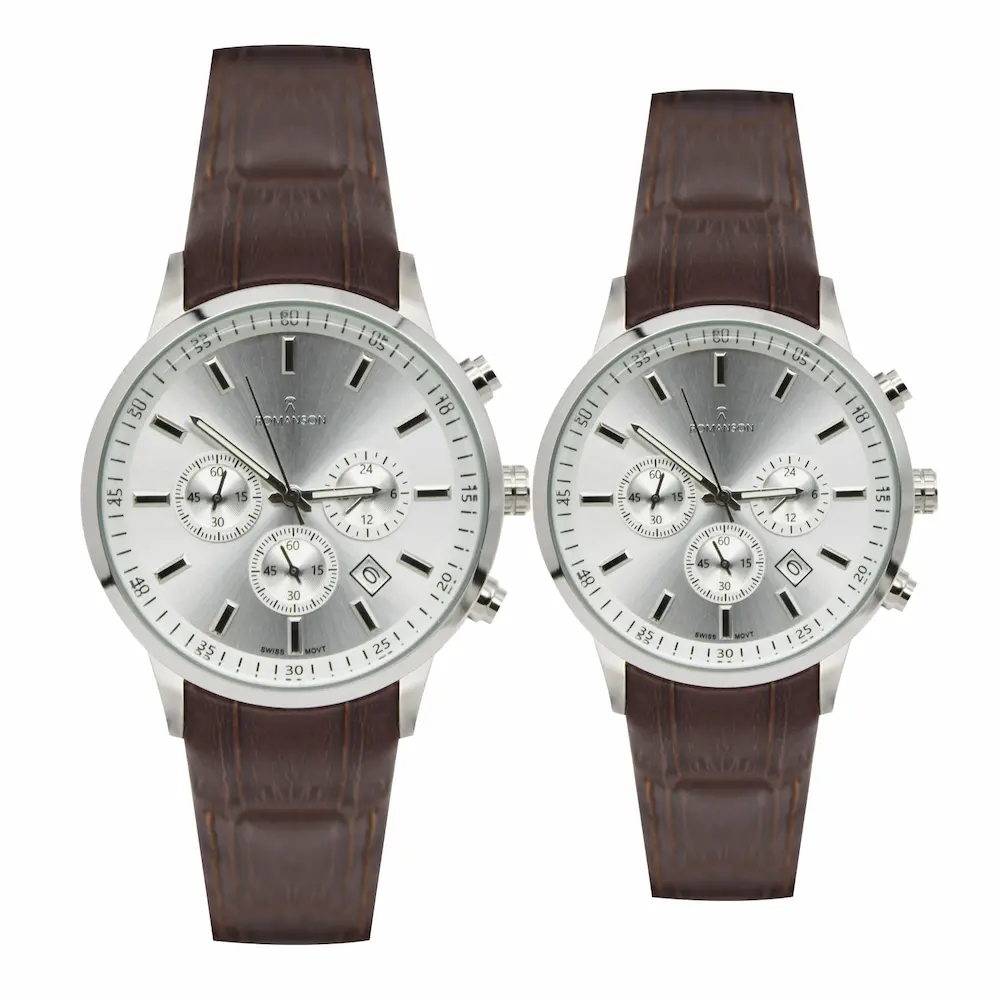 ساعت مچی عقربه ای ست زنانه و مردانه رومانسون مدل 2133