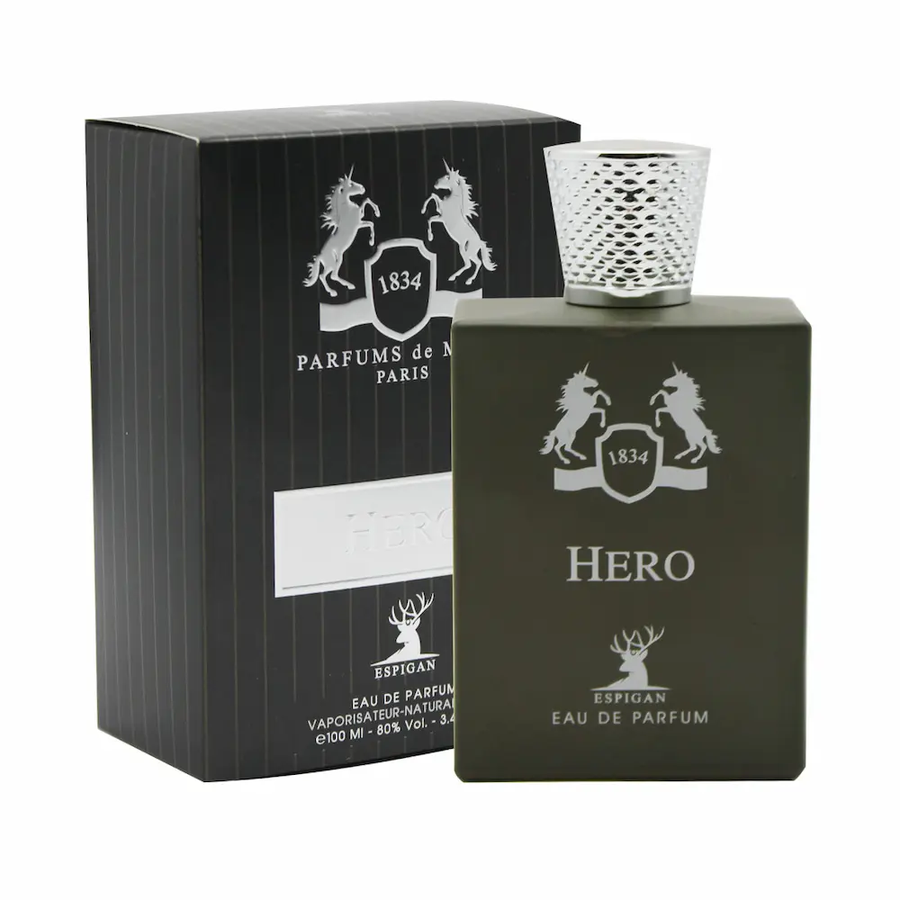 ادکلن مردانه اسپیگان مدل هیرو (مشابه رایحه پارفومز د مارلی هرود)
