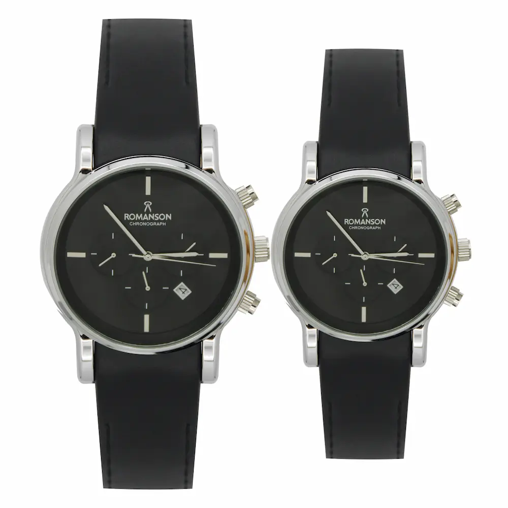 ساعت مچی عقربه ای ست زنانه و مردانه رومانسون مدل 83138