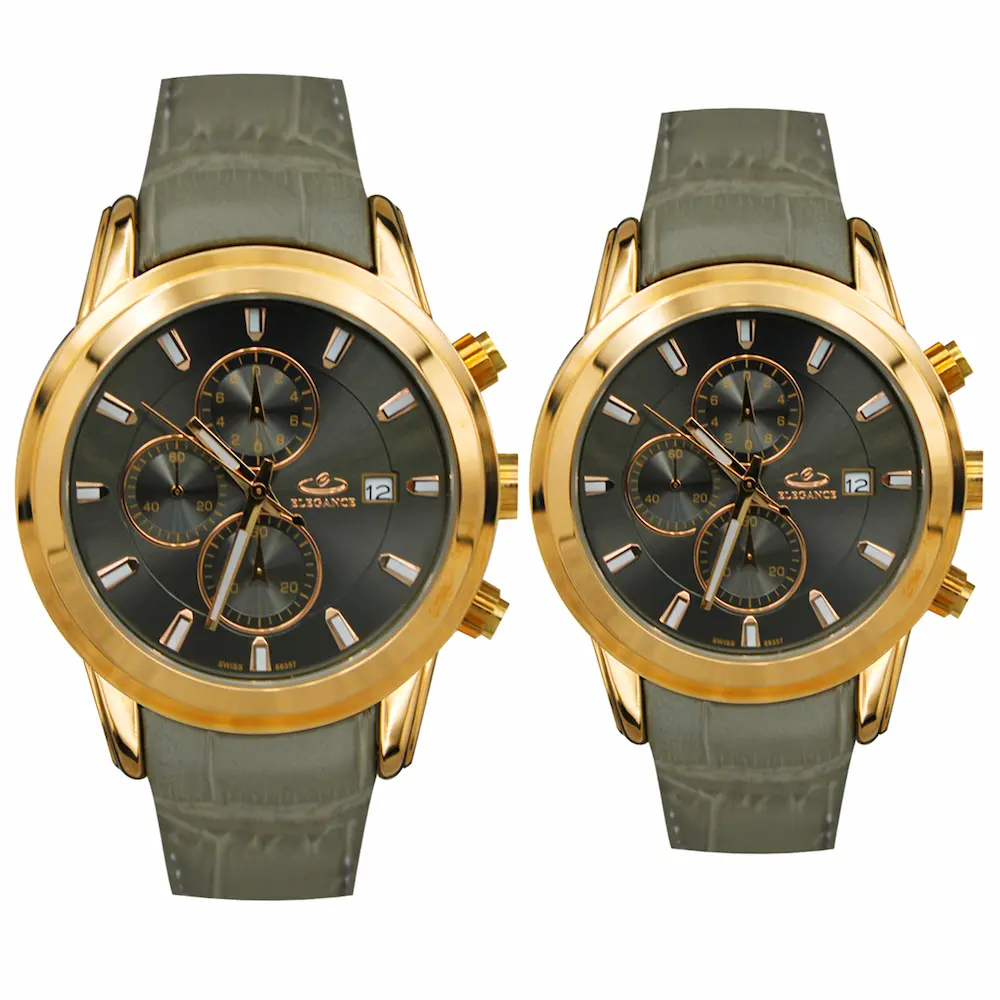 ساعت مچی عقربه ای ست زنانه و مردانه الگانس مدل 88357