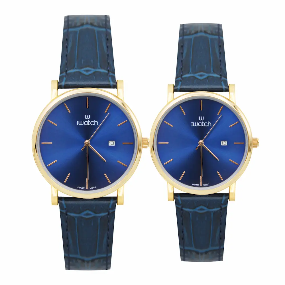 ساعت مچی عقربه ای ست زنانه و مردانه آی واچ مدل 190002