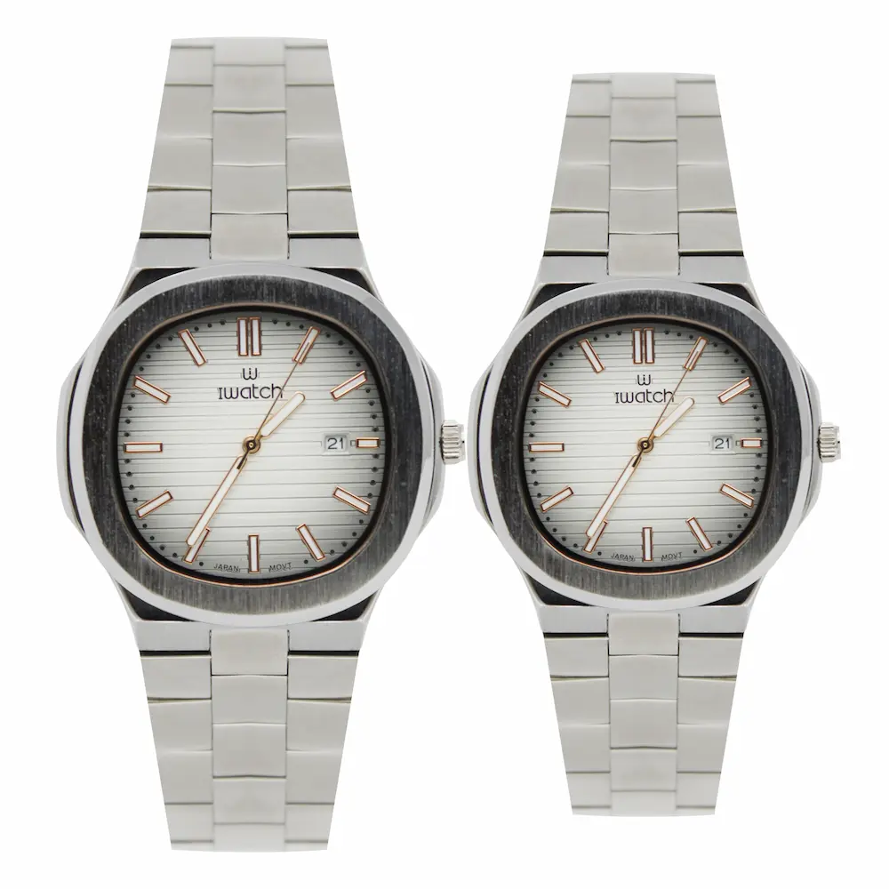 ساعت مچی عقربه ای ست زنانه و مردانه آی واچ مدل 190152