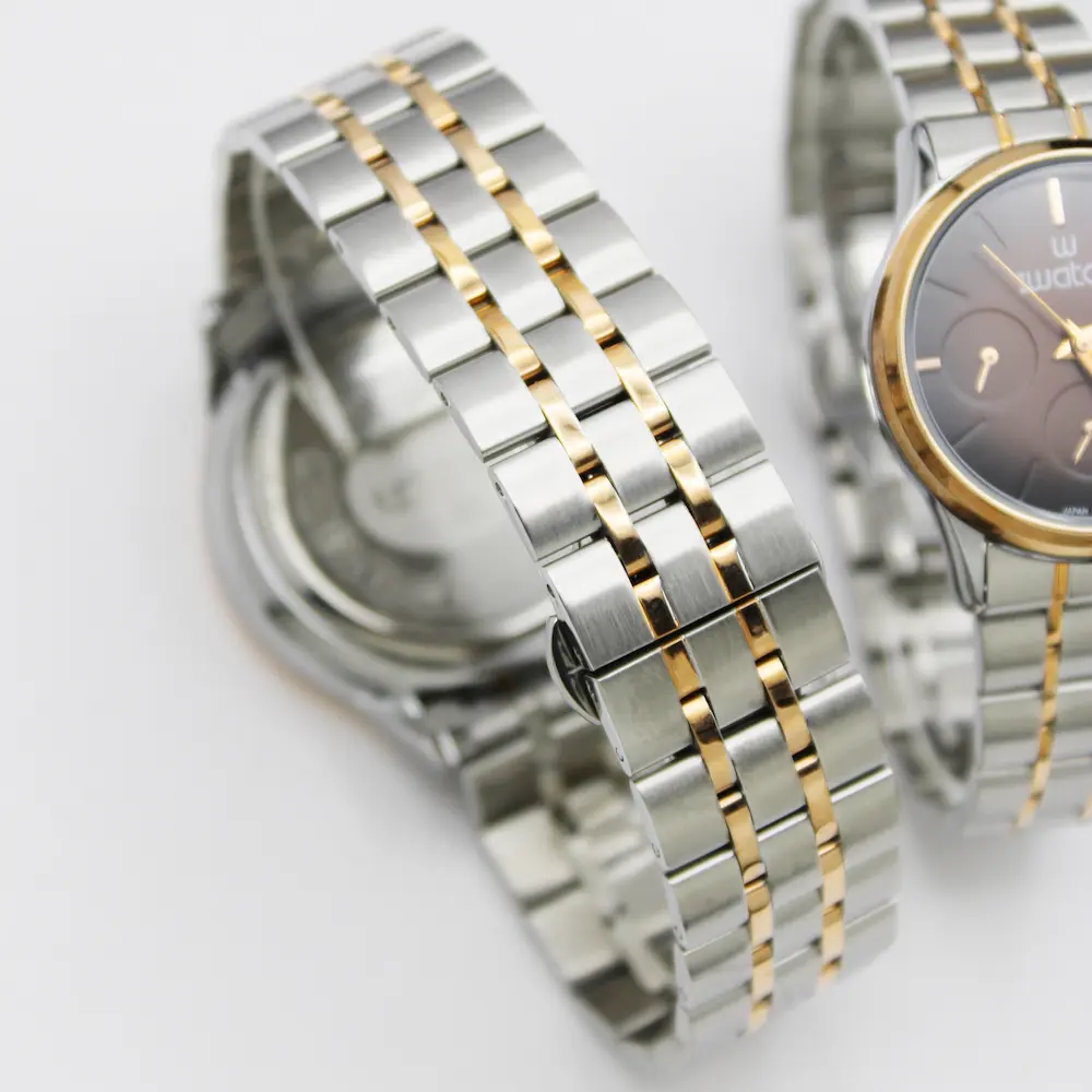 ساعت مچی عقربه ای ست زنانه و مردانه آی واچ iwatch مدل 190158