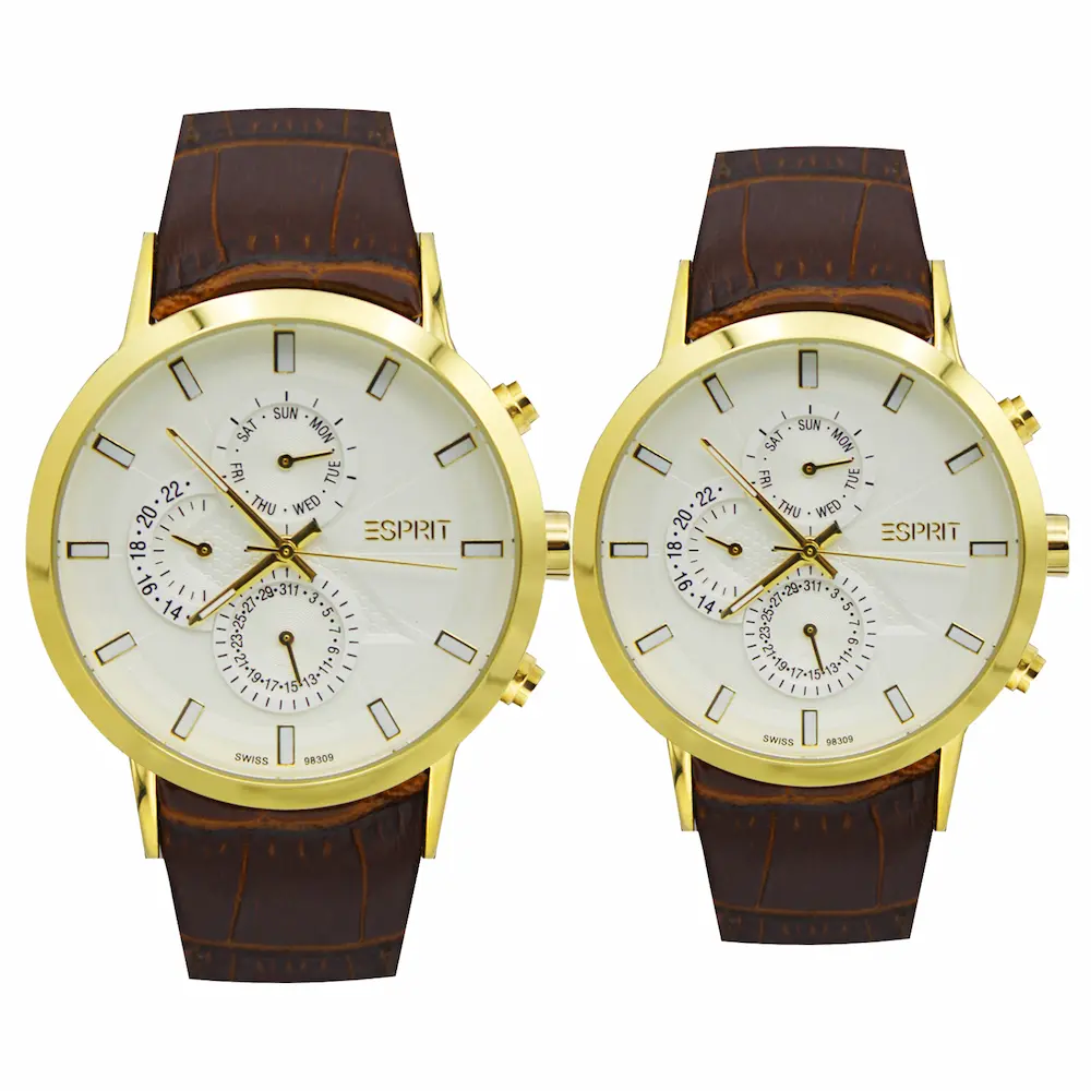 ساعت مچی عقربه ای ست زنانه ومردانه اسپریت مدل 98309