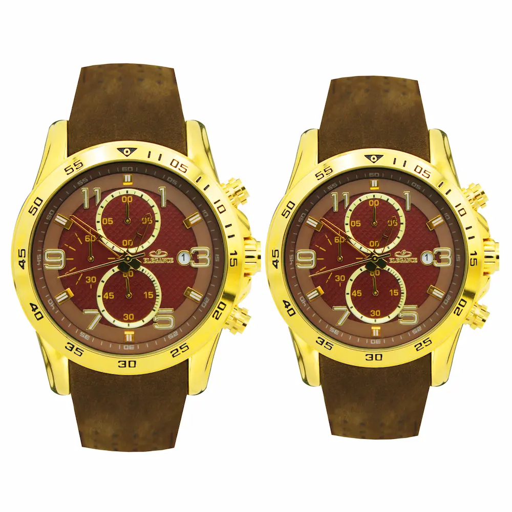 ساعت مچی عقربه ای ست زنانه مردانه الگانس مدل 88349