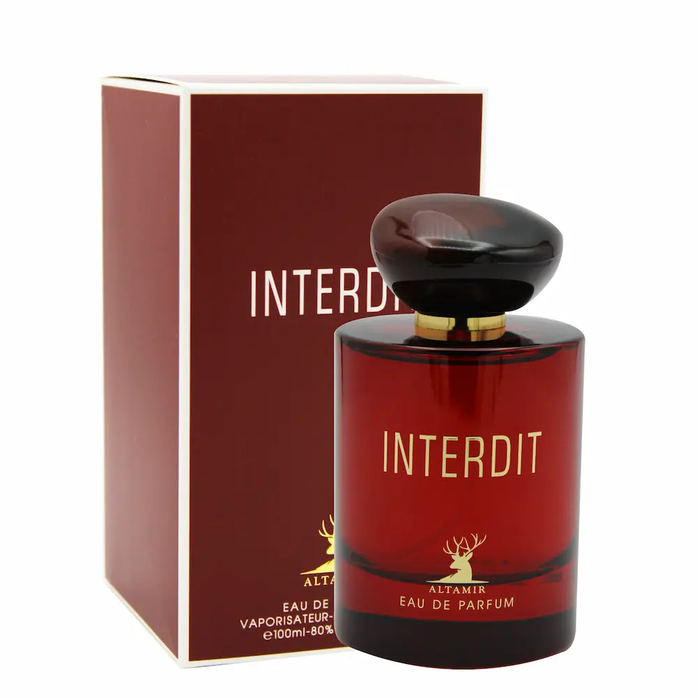 ادکلن زنانه آلتامیر مدل اینتردیت حجم 100 میلی لیتر (مشابه رایحه جیوانجی اینتردیت رژ)