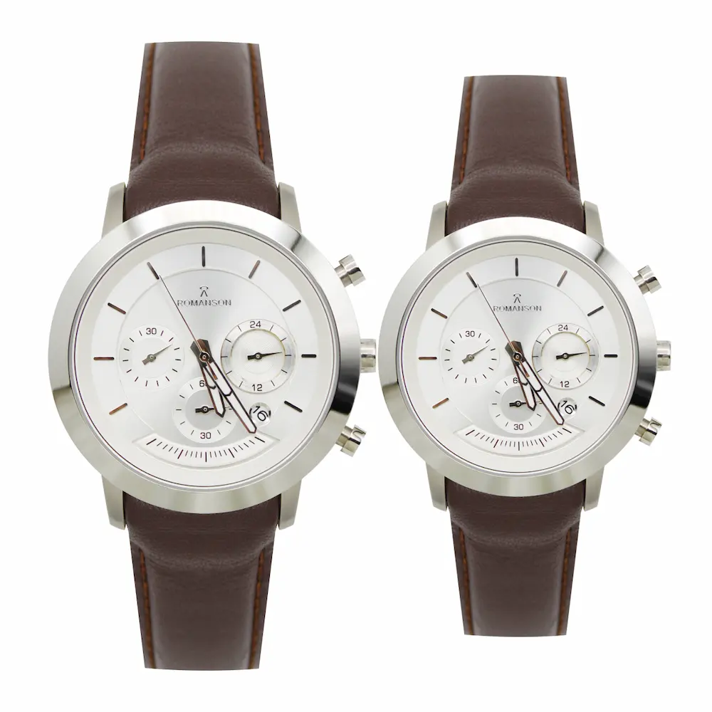 ساعت مچی عقربه ای ست زنانه و مردانه رومانسون مدل 16080