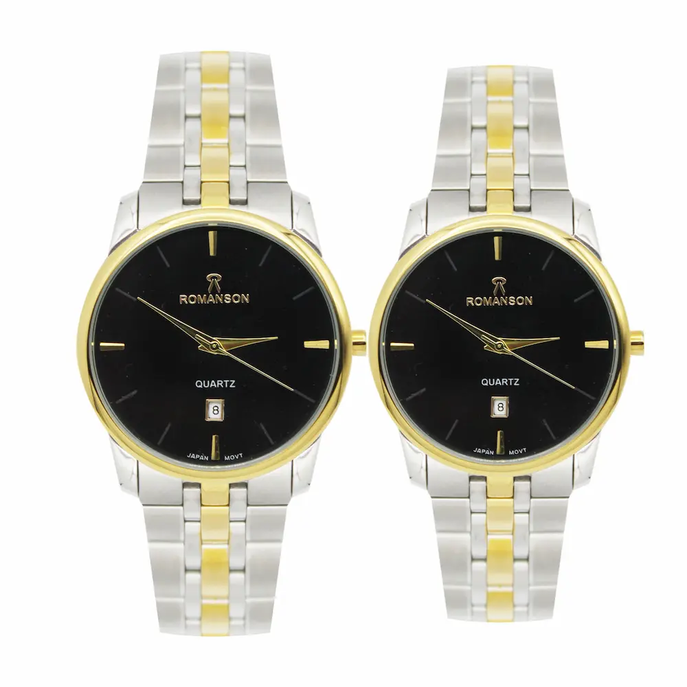 ساعت مچی عقربه ای ست زنانه و مردانه رومانسون مدل 2132