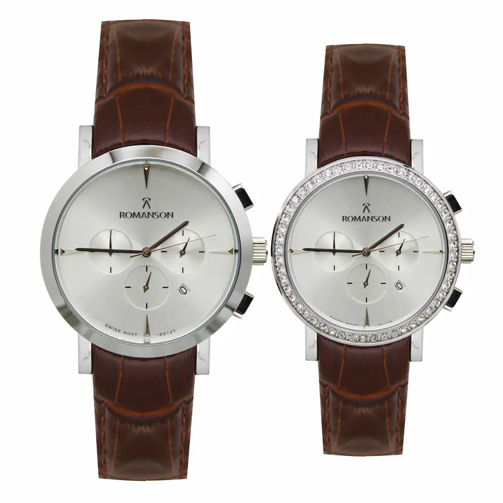 ساعت ست مچی عقربه ای زنانه و مردانه رومانسون مدل 83128