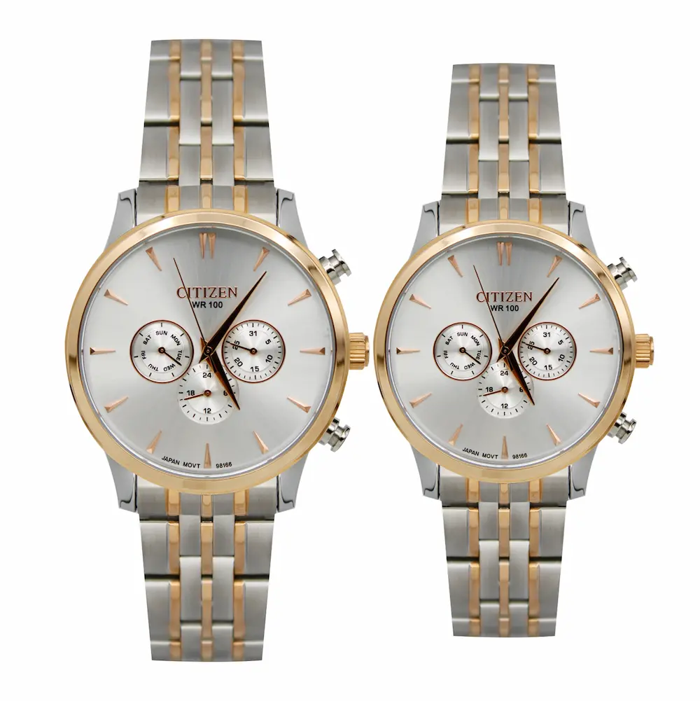 ساعت مچی عقربه ای ست زنانه و مرداننه سیتیزن مدل 98166