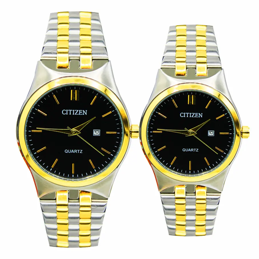 ساعت مچی عقربه ای ست زنانه و مردانه سیتی زن مدل2124