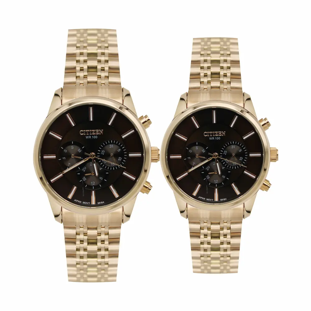 ساعت مچی عقربه ای ست زنانه و مردانه سیتیزن مدل 98164