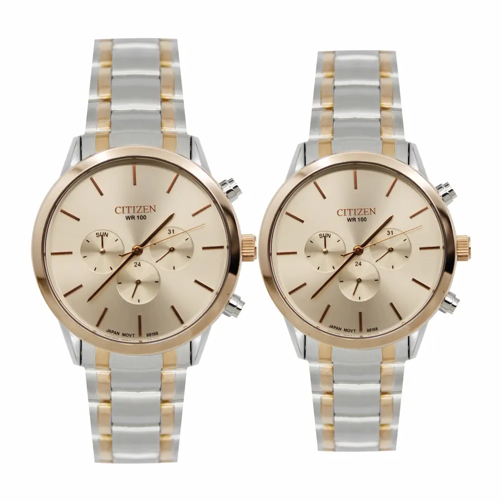 ساعت مچی عقربه ای ست زنانه و مردانه سیتیزن مدل 98168