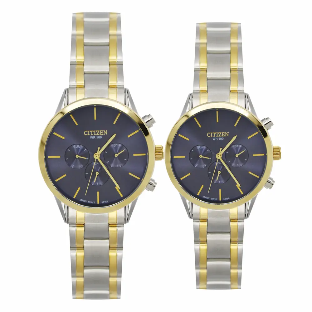 ساعت مچی عقربه ای ست زنانه و مردانه سیتیزن مدل 98168