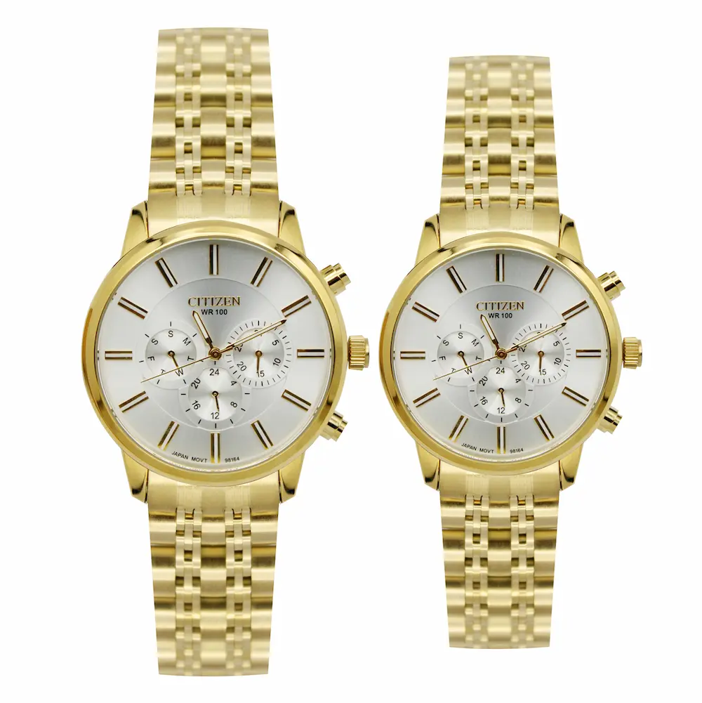 ساعت مچی عقربه ای ست سیتیزن زنانه و مردانه مدل 98164