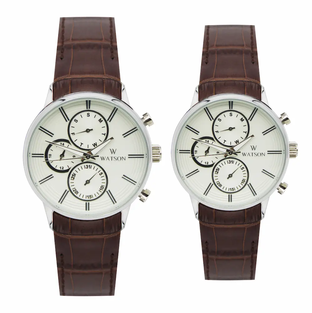 ساعت مچی عقربه ای ست زنانه و مردانه واتسون مدل 1028