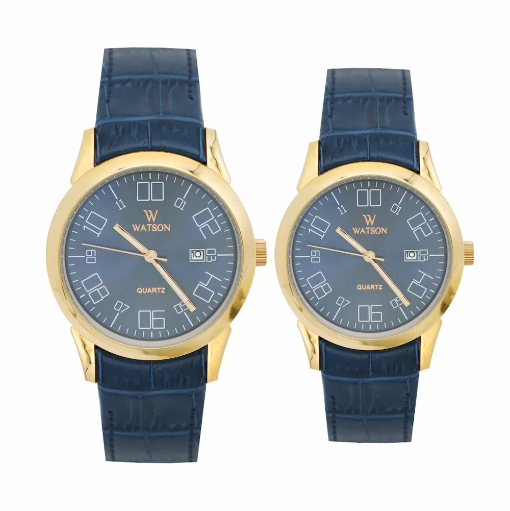 ساعت مچی ست عقربه ای زنانه و مردانه واتسون مدل 1009
