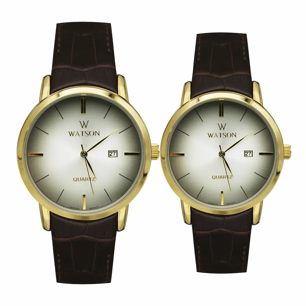 ساعت مچی عقربه ای ست زنانه و مردانه واتسون مدل 1034