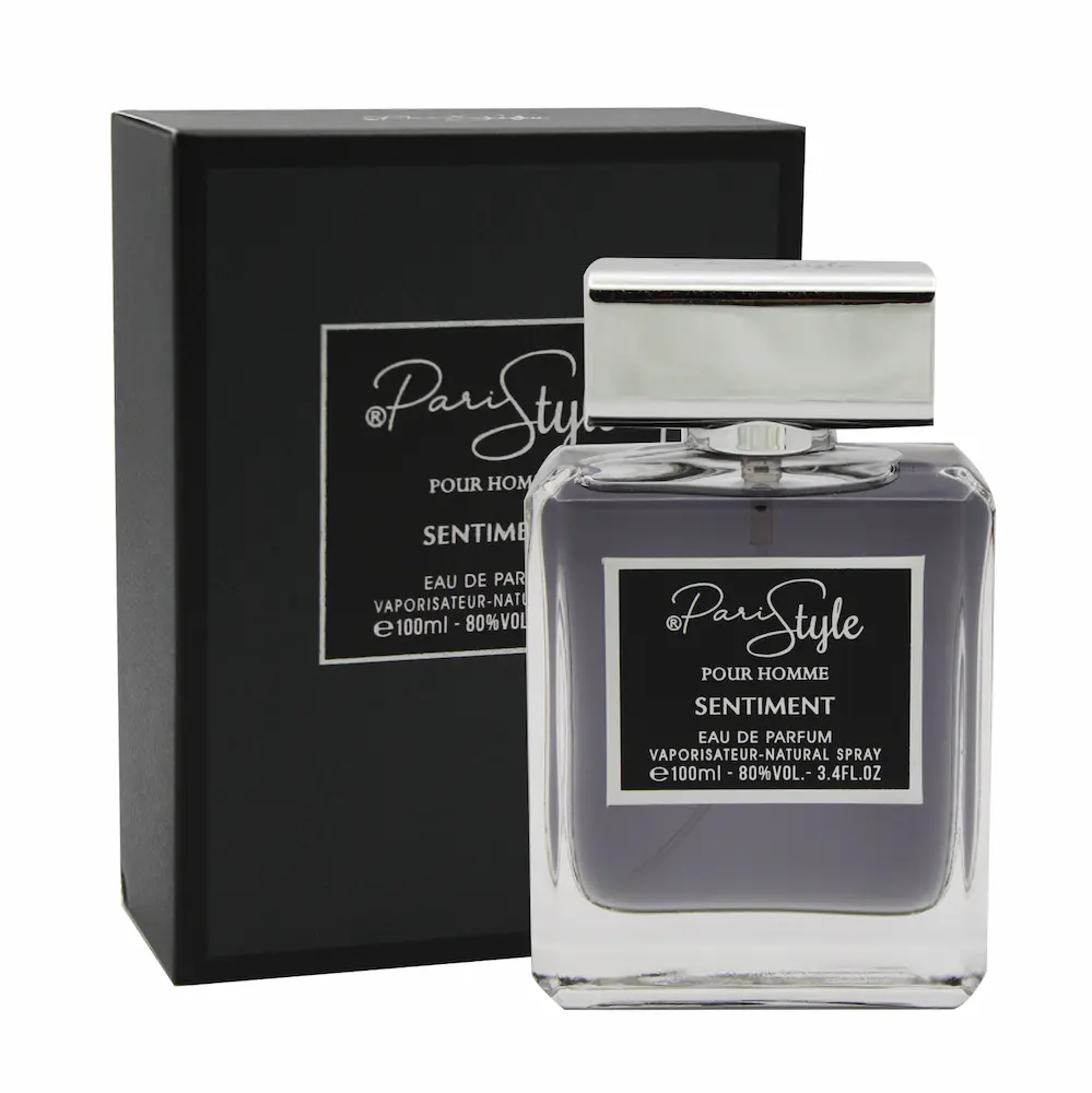 ادکلن مردانه پاریس استایل مدل سنتیمنت حجم 100 میلی لیتر