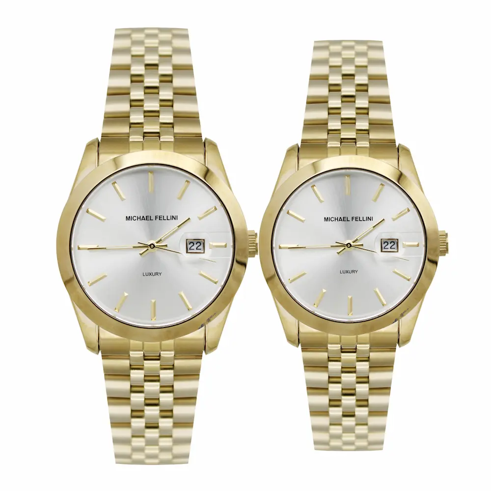 ساعت مچی عقربه ای ست زنانه و مردانه مایکل فلینی مدل 2391/2392