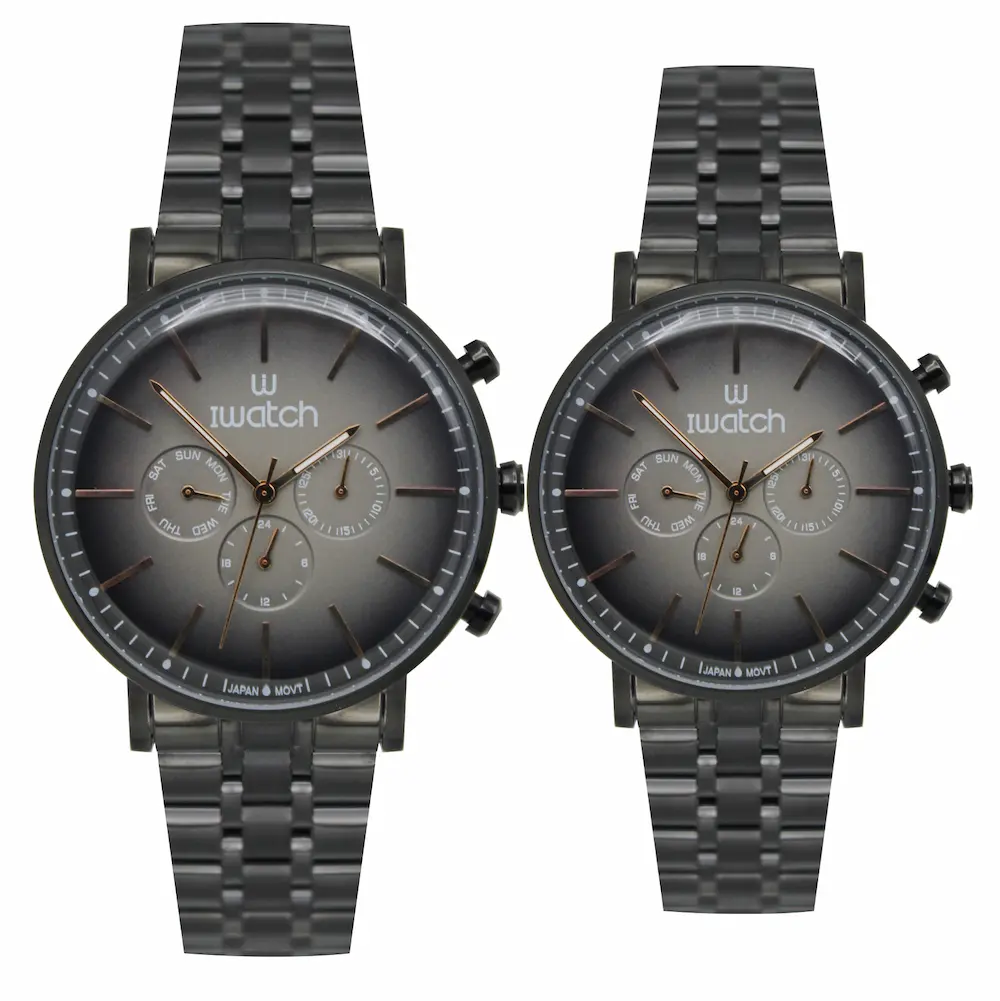 ساعت مچی عقربه ای ست زنانه و مردانه آی واچ مدل 190148