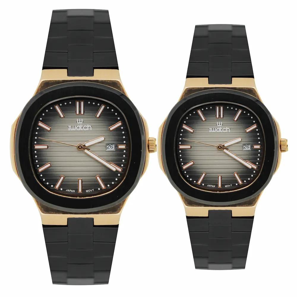 ساعت مچی عقربه ای ست زنانه مردانه آی واچ مدل 190153