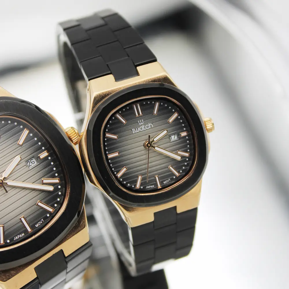 ساعت مچی عقربه ای ست زنانه مردانه آی واچ مدل 190153