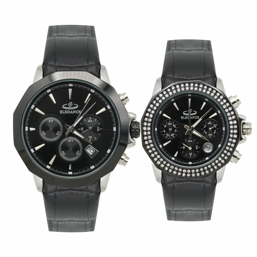 ساعت مچی عقربه ای ست زنانه مردانه الگانس مدل 88348