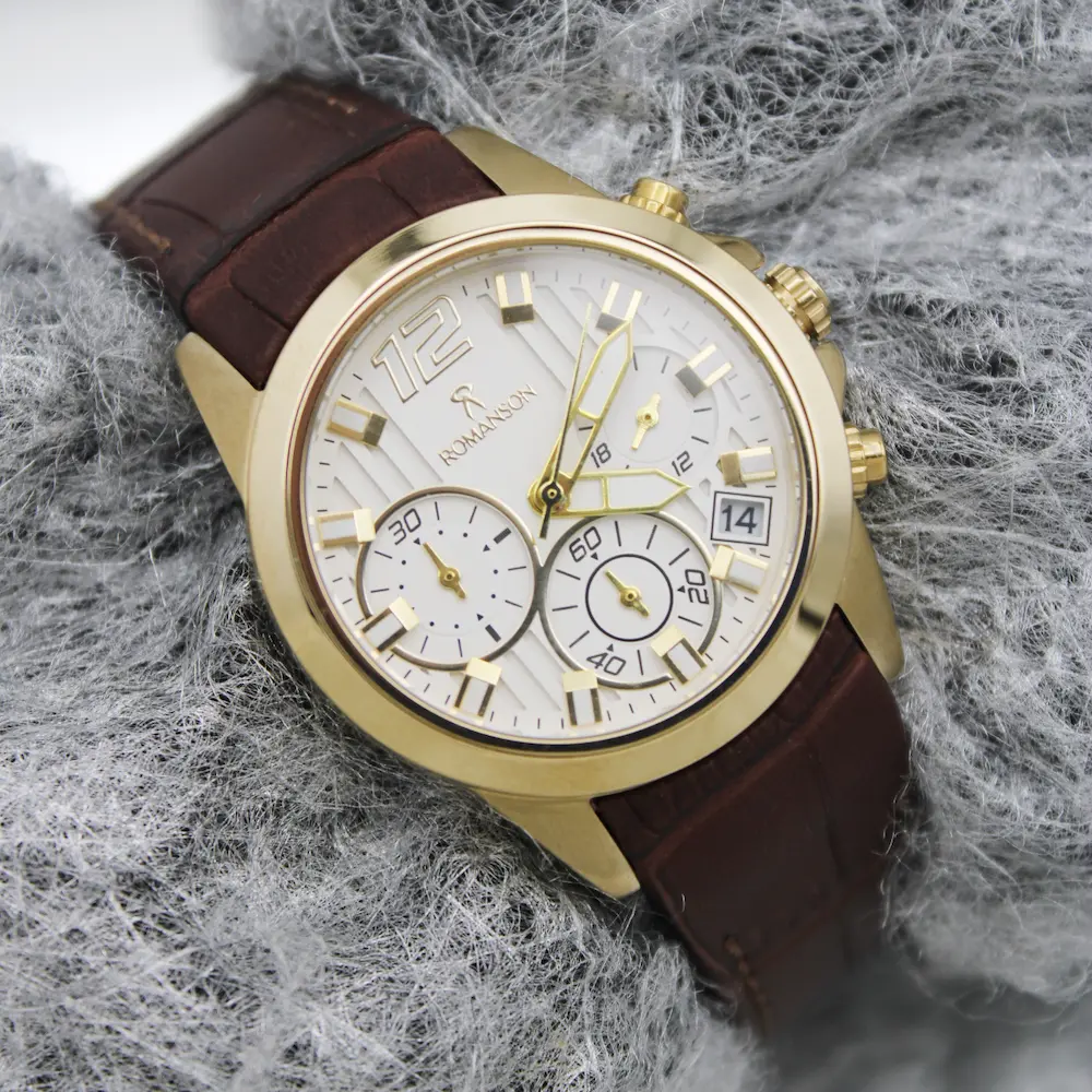 ساعت مچی عقربه ای رنانه رومانسون مدل 2138