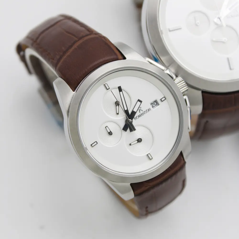 ساعت مچی عقربه ای ست زنانه و مردانه رومانسون مدل 350