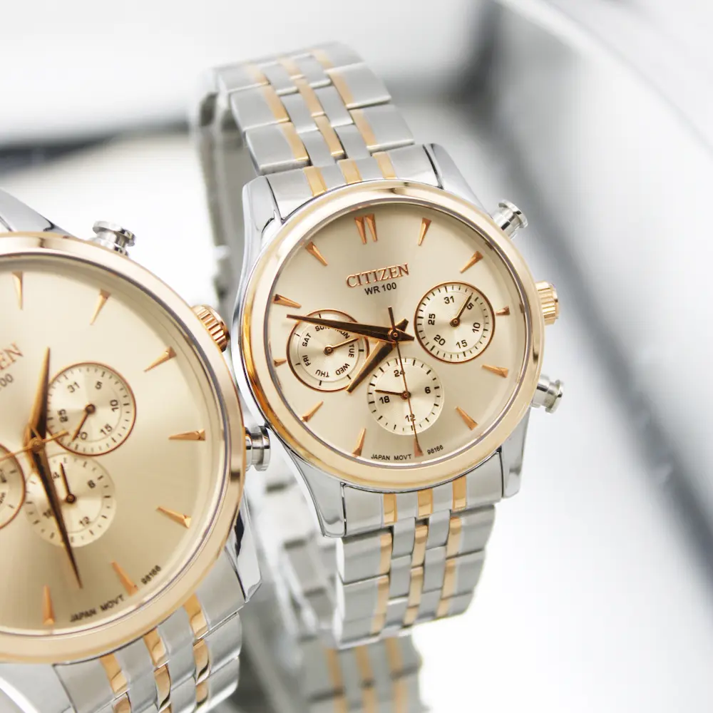 ساعت مچی عقربه ای ست زنانه و مردانه سیتیزن مدل 98166