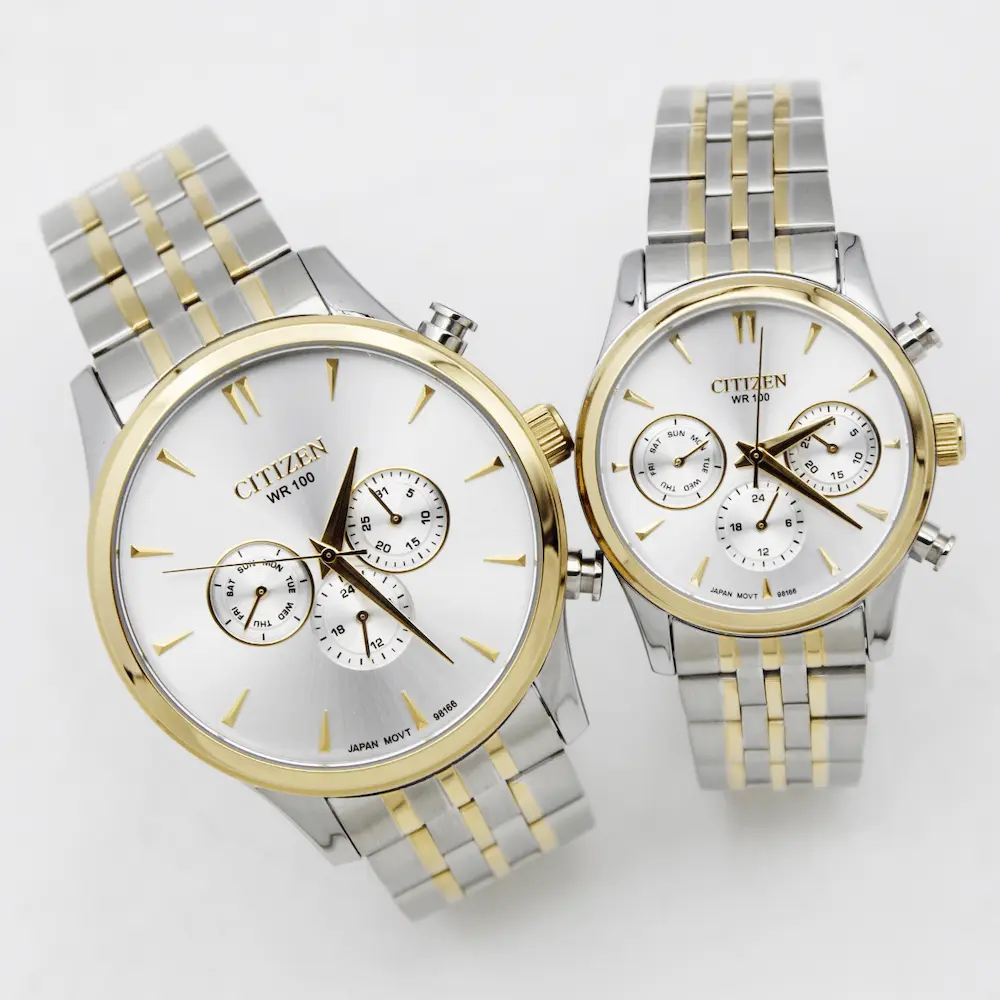 ساعت مچی عقربه ای ست زنانه مردانه سیتیزن مدل 98166