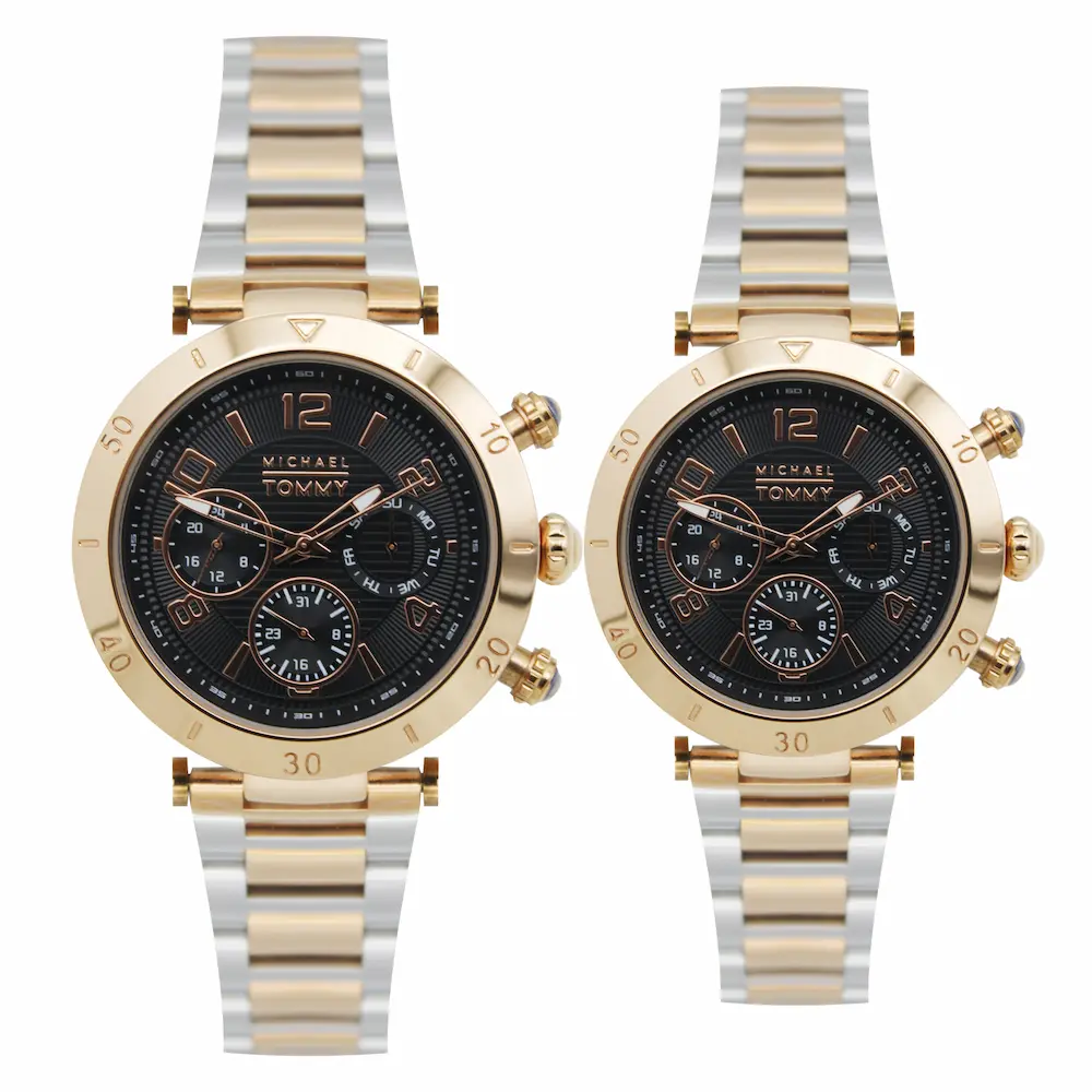ساعت مچی عقربه ای ست زنانه و مردانه مایکل تامی مدل 20276