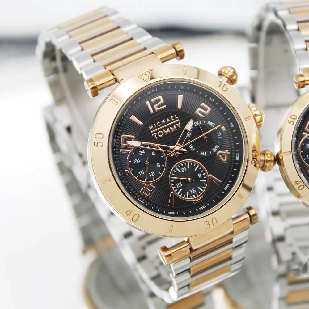 ساعت مچی عقربه ای ست زنانه و مردانه مایکل تامی مدل 20276