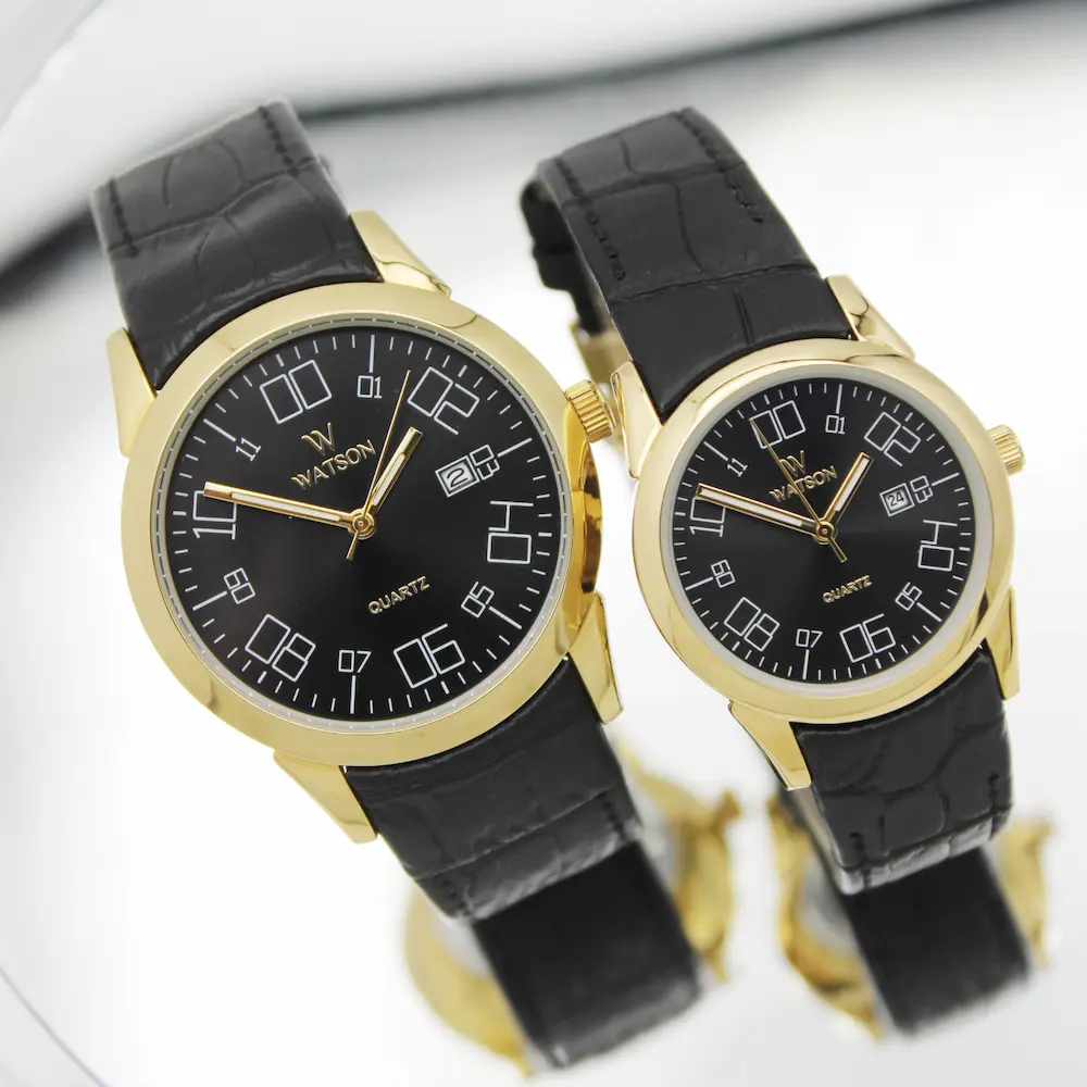 ساعت مچی عقربه ای ست زنانه مردانه واتسون مدل 1009