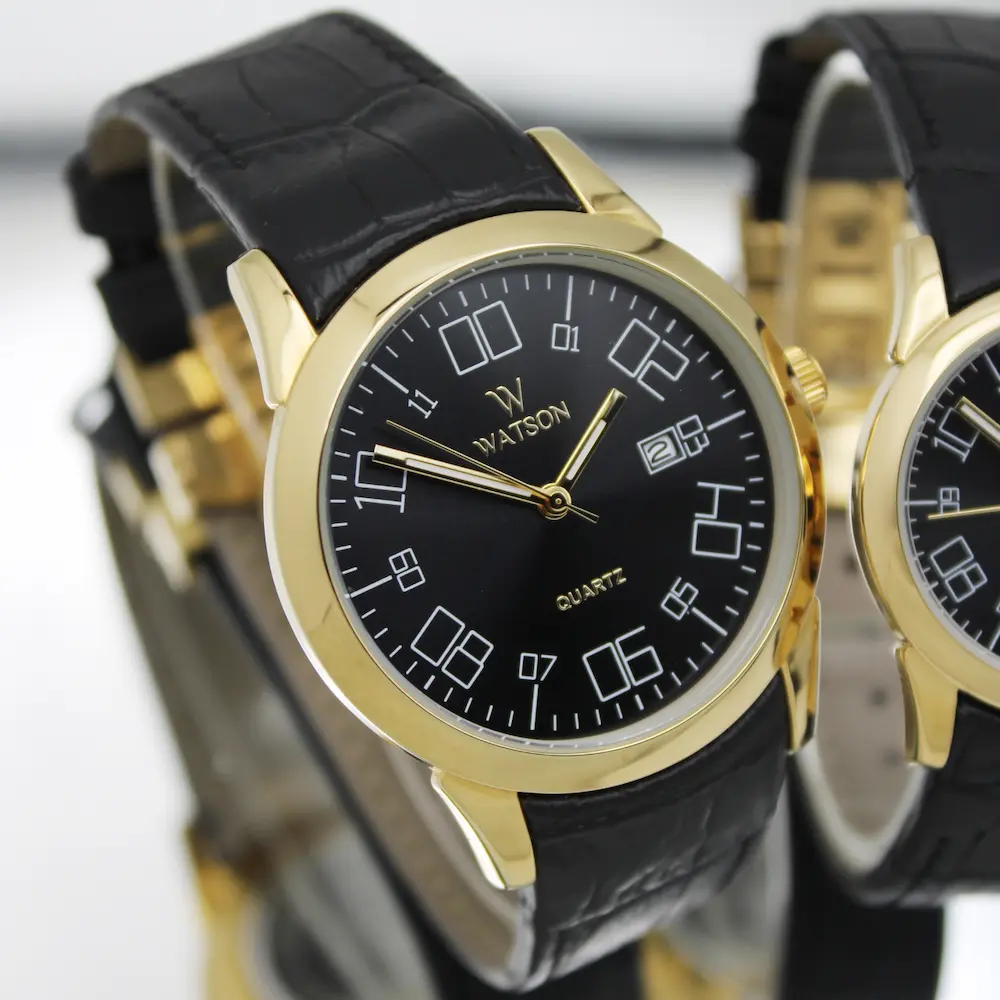 ساعت مچی عقربه ای ست زنانه مردانه واتسون مدل 1009