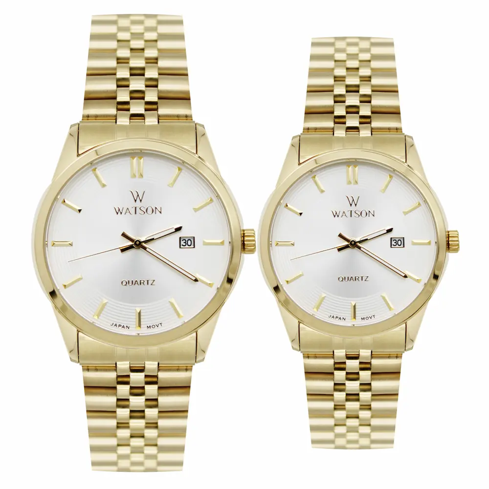 ساعت مچی عقربه ای ست زنانه و مردانه واتسون مدل 1033