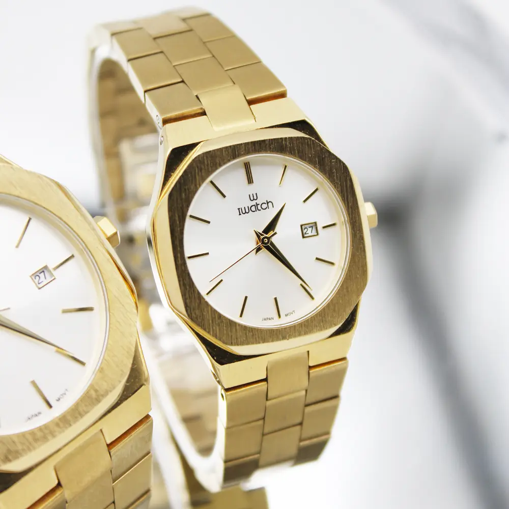 ساعت مچی عقربه ای ست زنانه و مردانه آی واچ مدل 190152