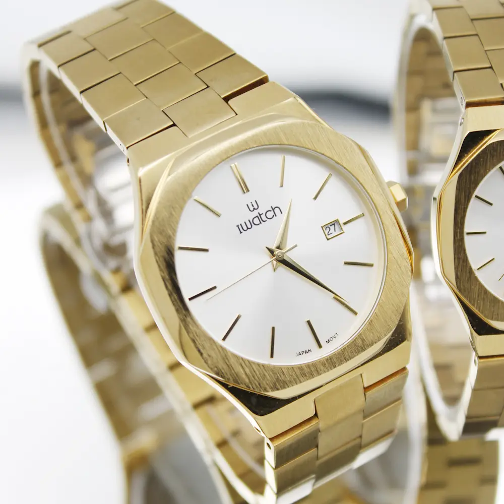 ساعت مچی عقربه ای ست زنانه و مردانه آی واچ مدل 190152