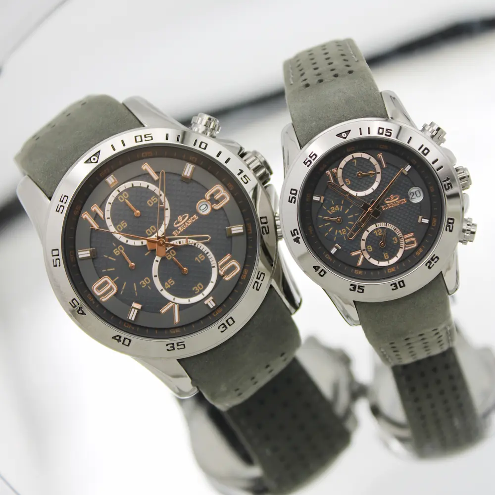 ساعت مچی عقربه ای ست زنانه و مردانه الگانس مدل 88349