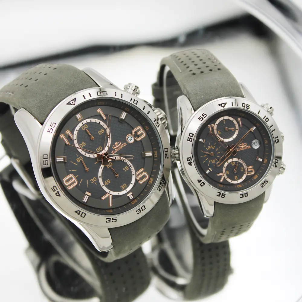 ساعت مچی عقربه ای ست زنانه و مردانه الگانس مدل 88349